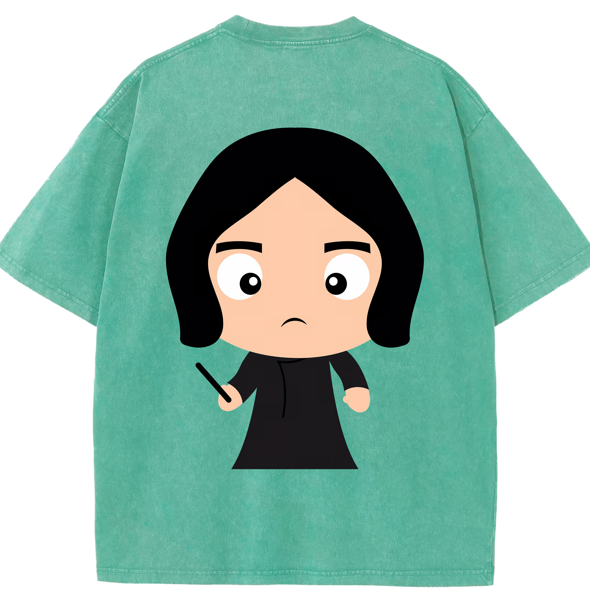 （画像用） Harry Potter ハリー・ポッターシリーズ 綿100% ヴィンテージ風 半袖Tシャツ（背面プリント）